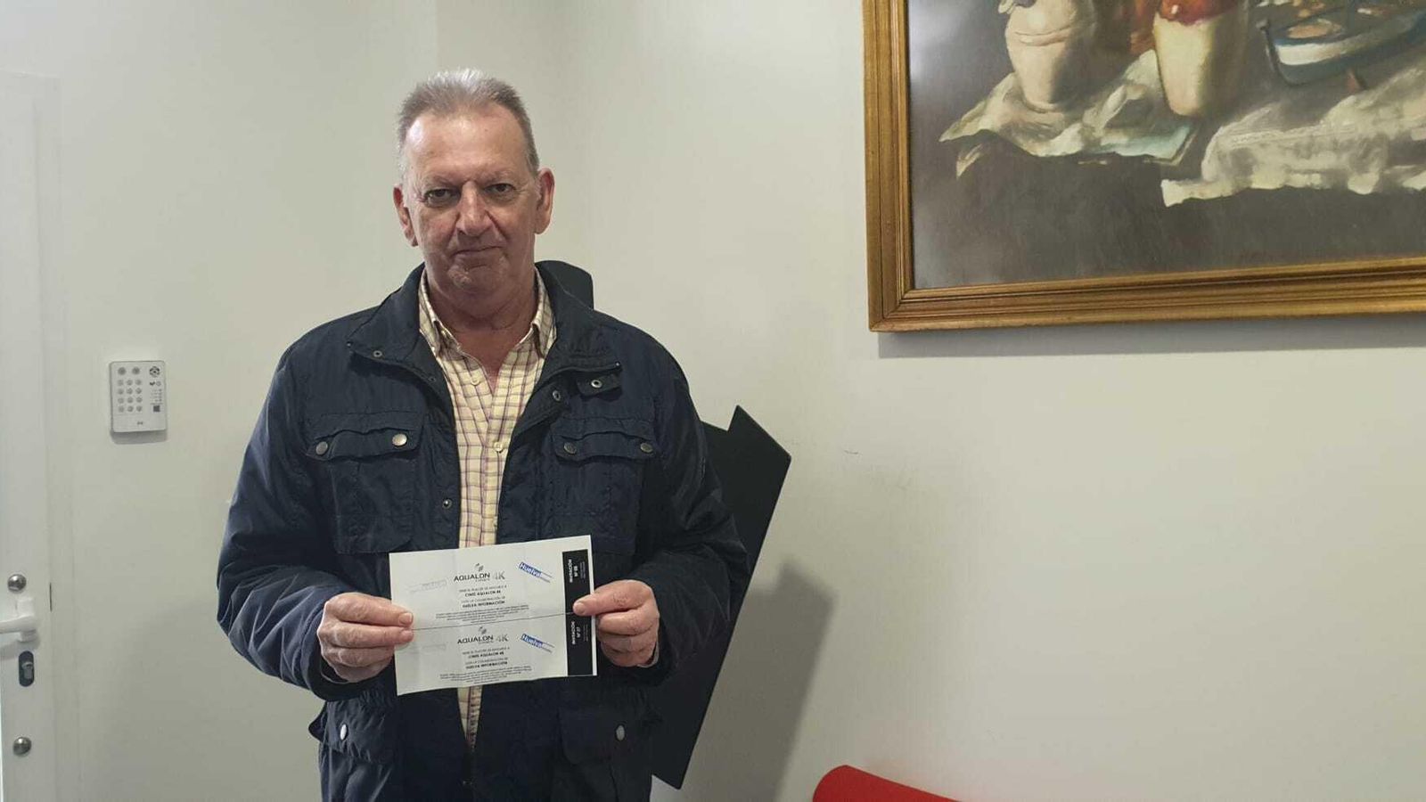 Jose Francisco Rodriguez Villarmea, uno de los ganadores de las entradas del sorteo pasado Jose Francisco Rodriguez Villarmea, uno de los ganadores de las entradas del sorteo pasado