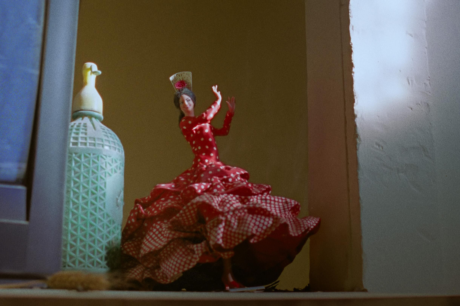 Rodaje del spot de Cruzcampo y creación del vestido de 'Gitana'.