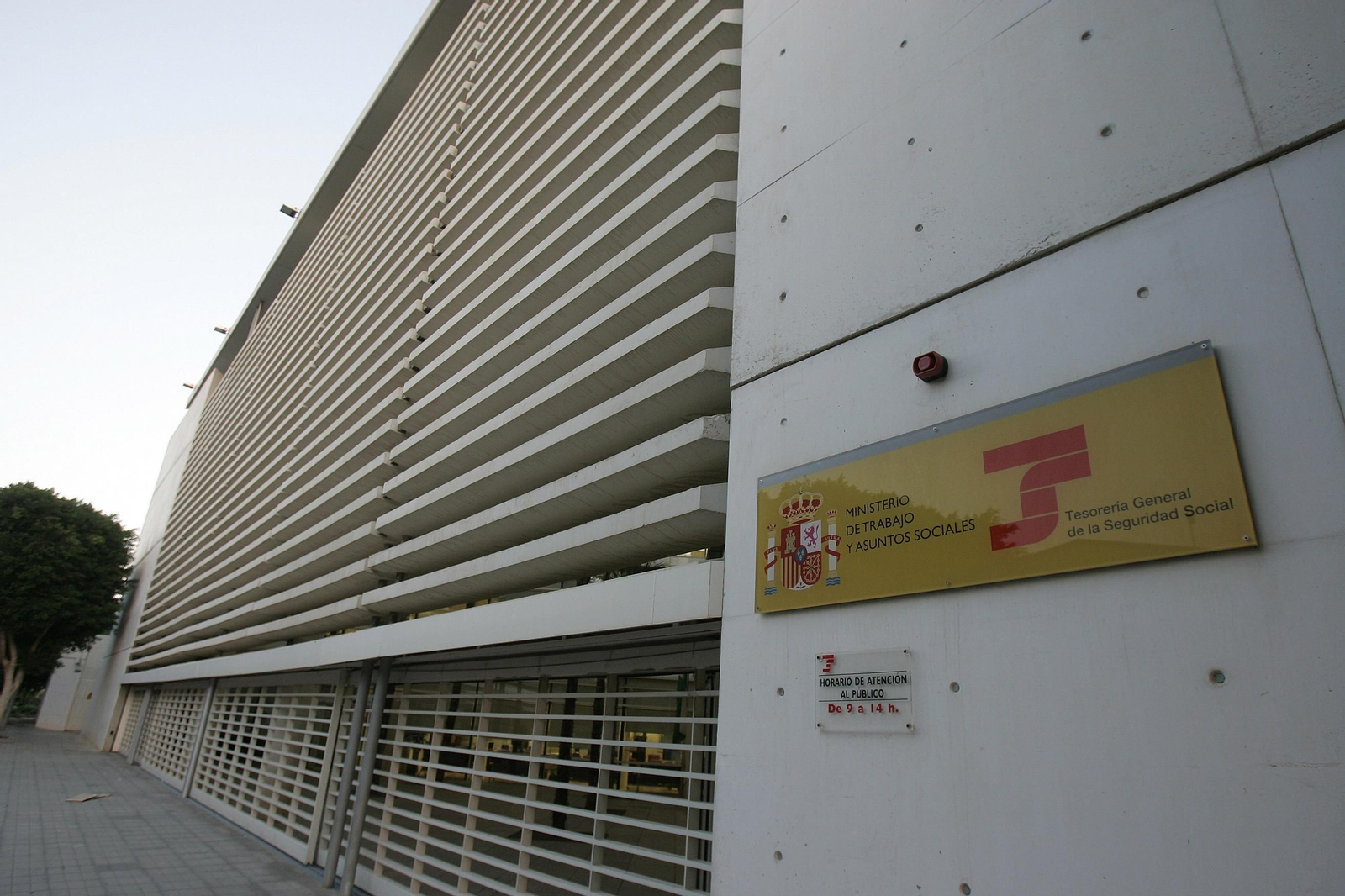 Sede de la Seguridad Social en Almería.