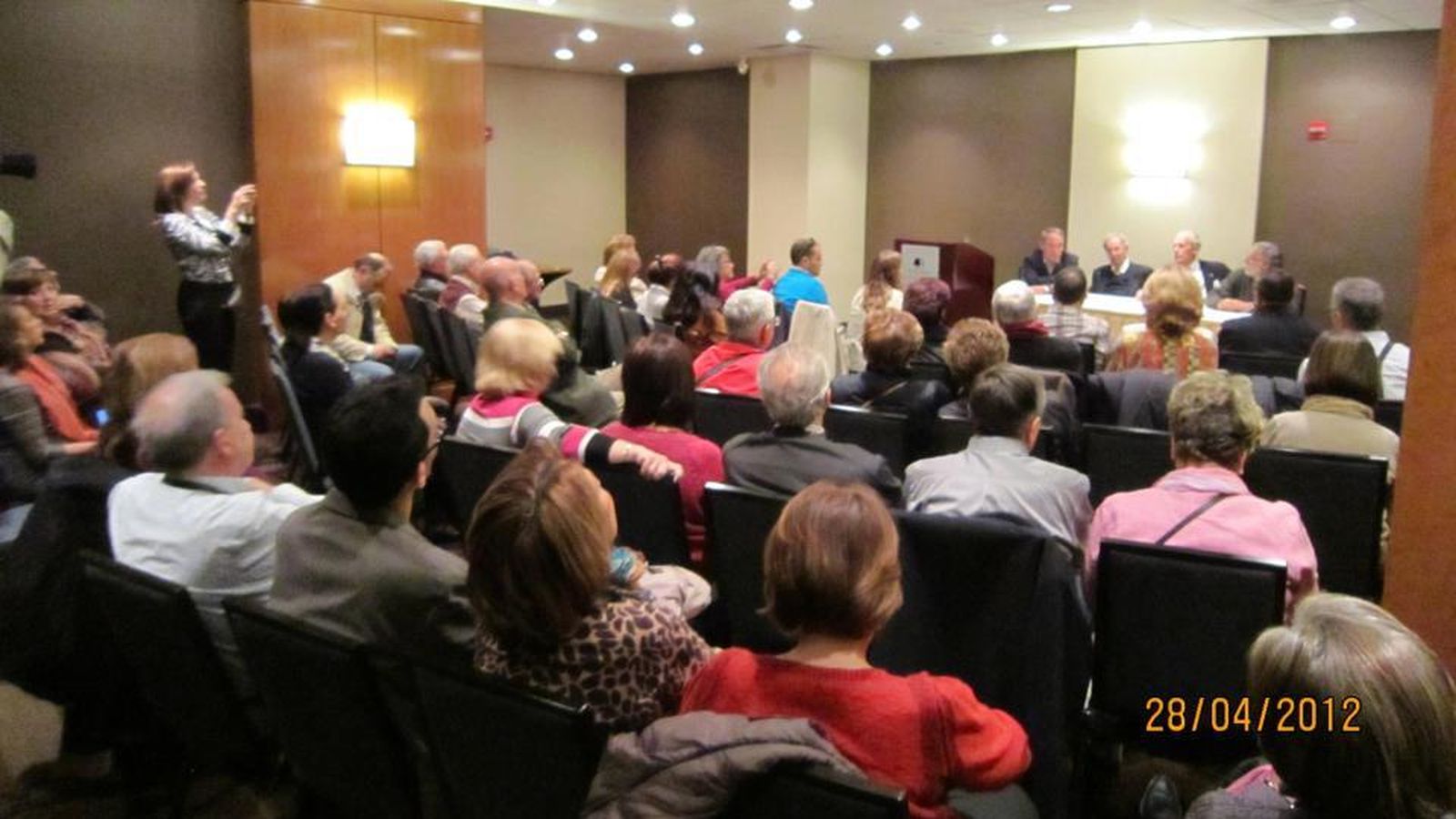 specto de la sala donde se celebraron las I Jornadas de la Malafollá Granaína en Nueva York.