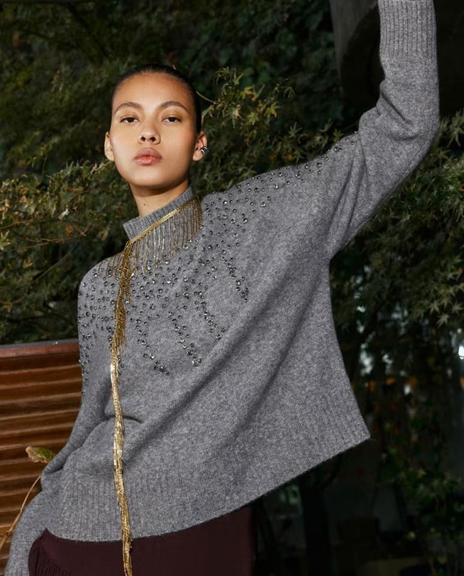 Jersey con brillos de Sfera.