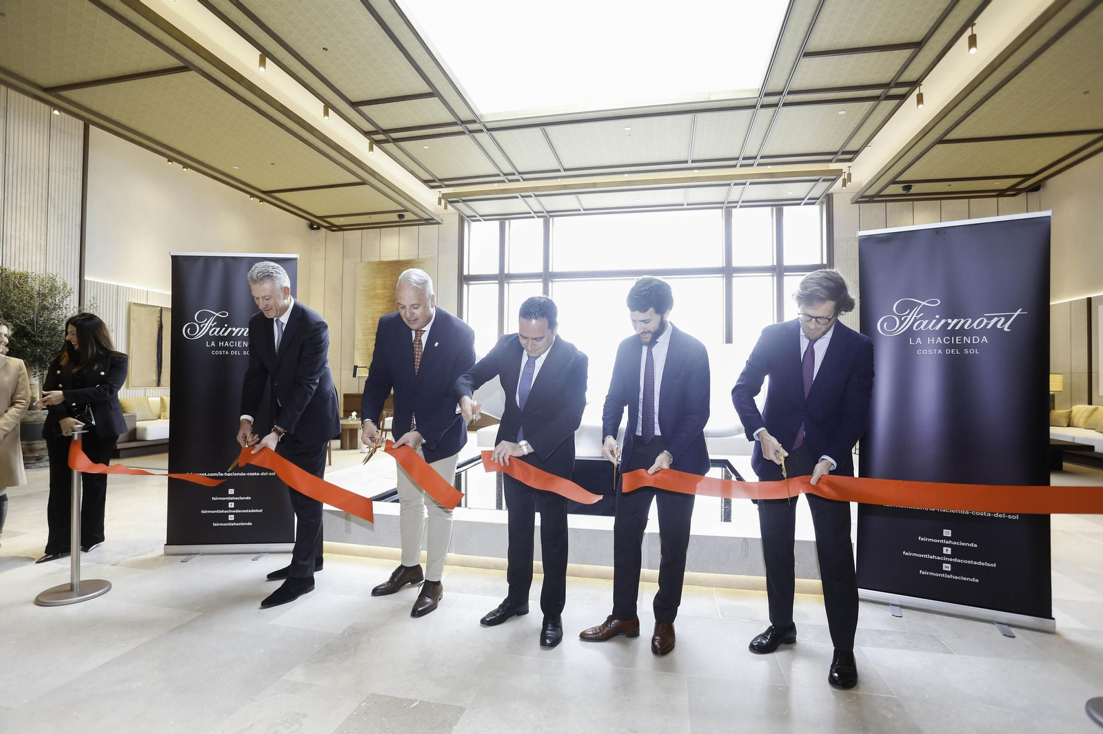 Fotos de la apertura del hotel Fairmont en La Alcaidesa Fotos de la apertura del hotel Fairmont en La Alcaidesa