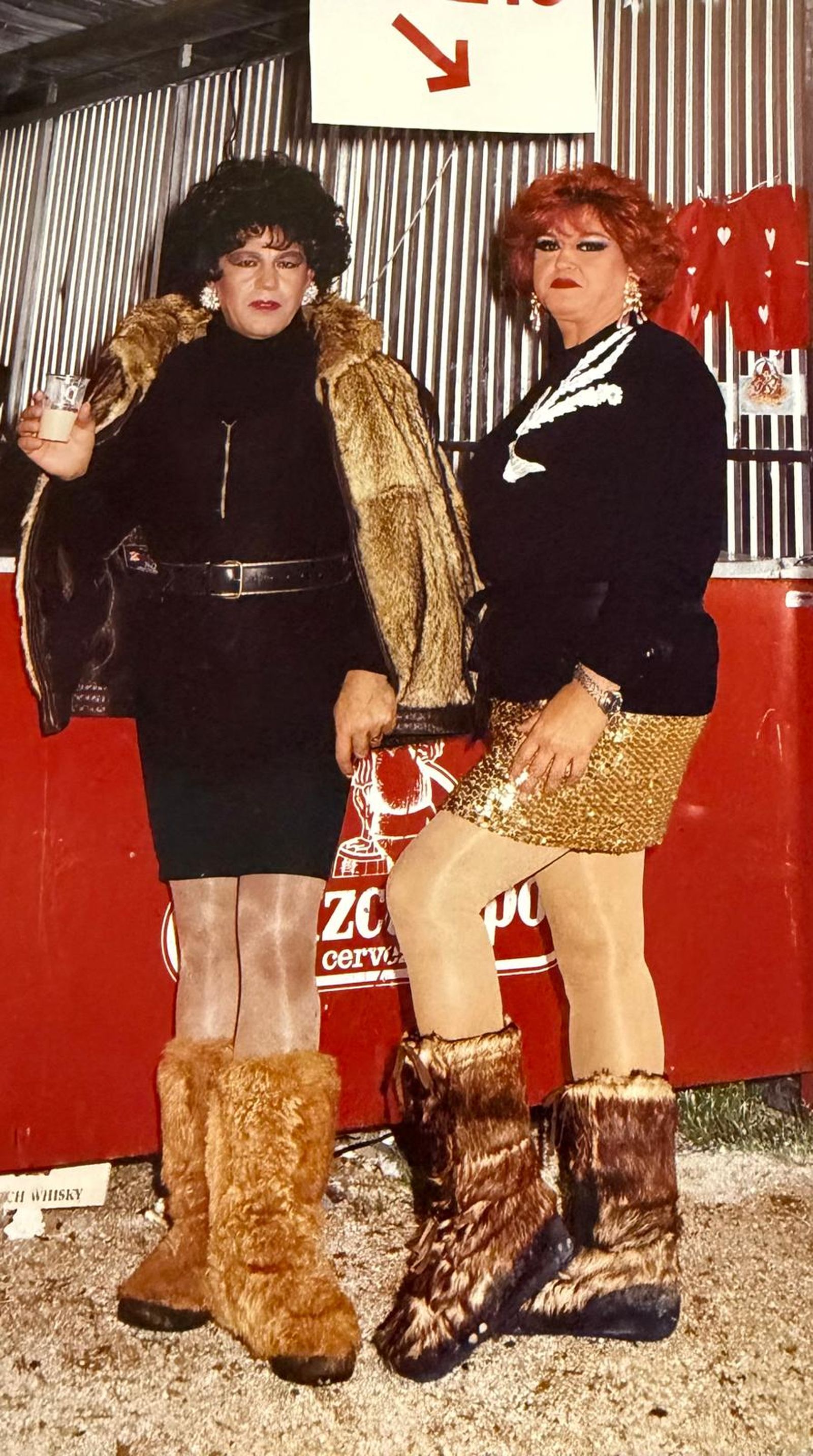 La Toñi y La Tanke.