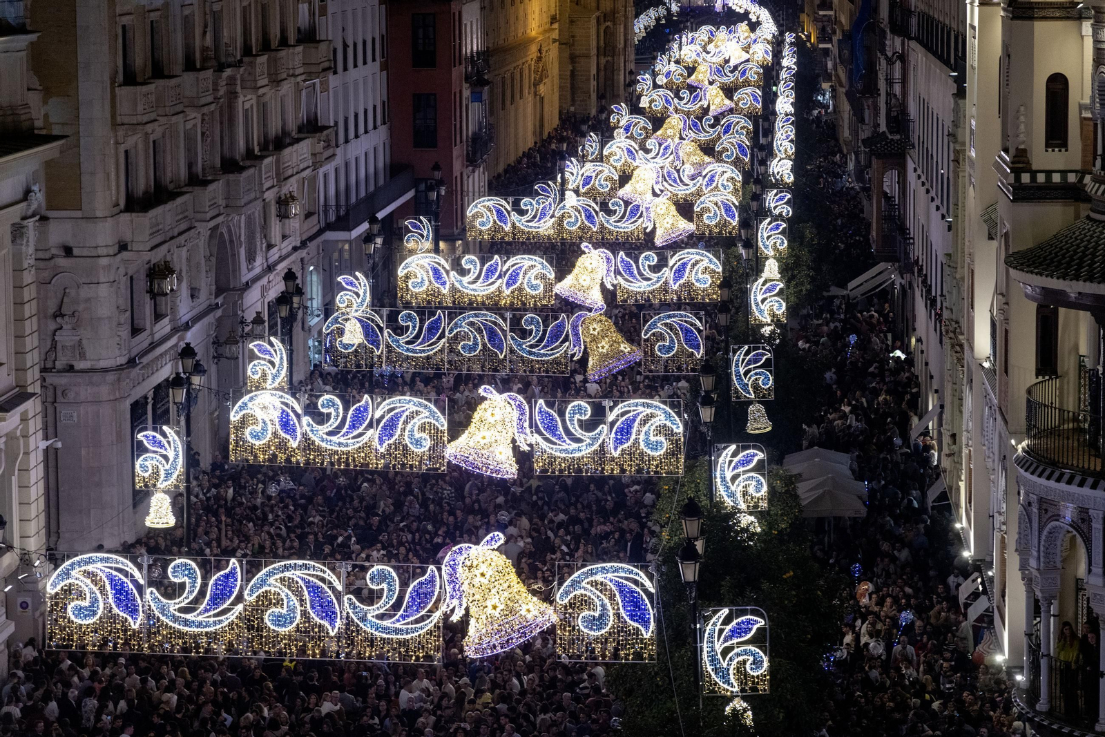 Las fotos del encendido de luces de Navidad en Sevilla