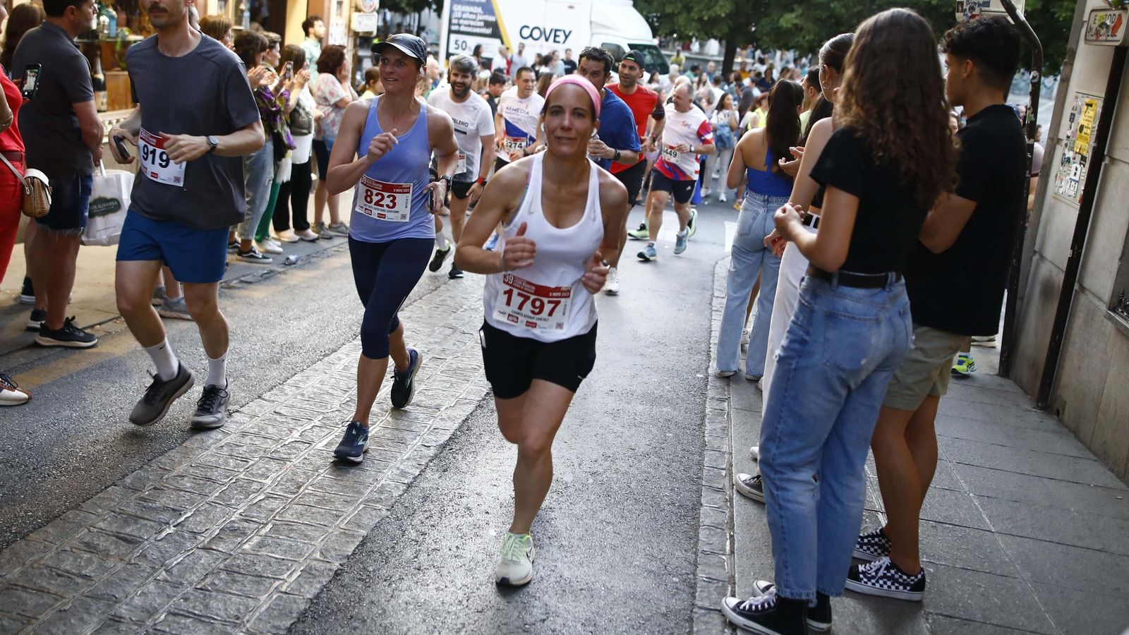 Inicio de la subida a la Alhambra