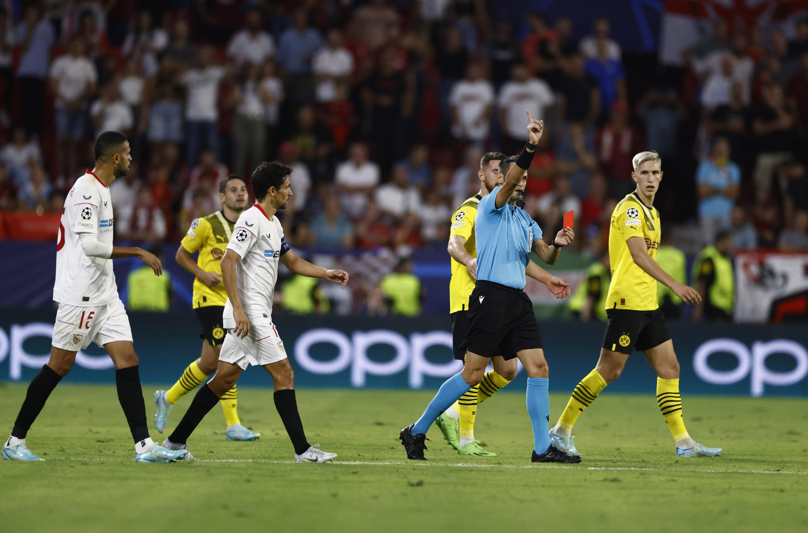 Las imágenes del Sevilla fc-Borussia