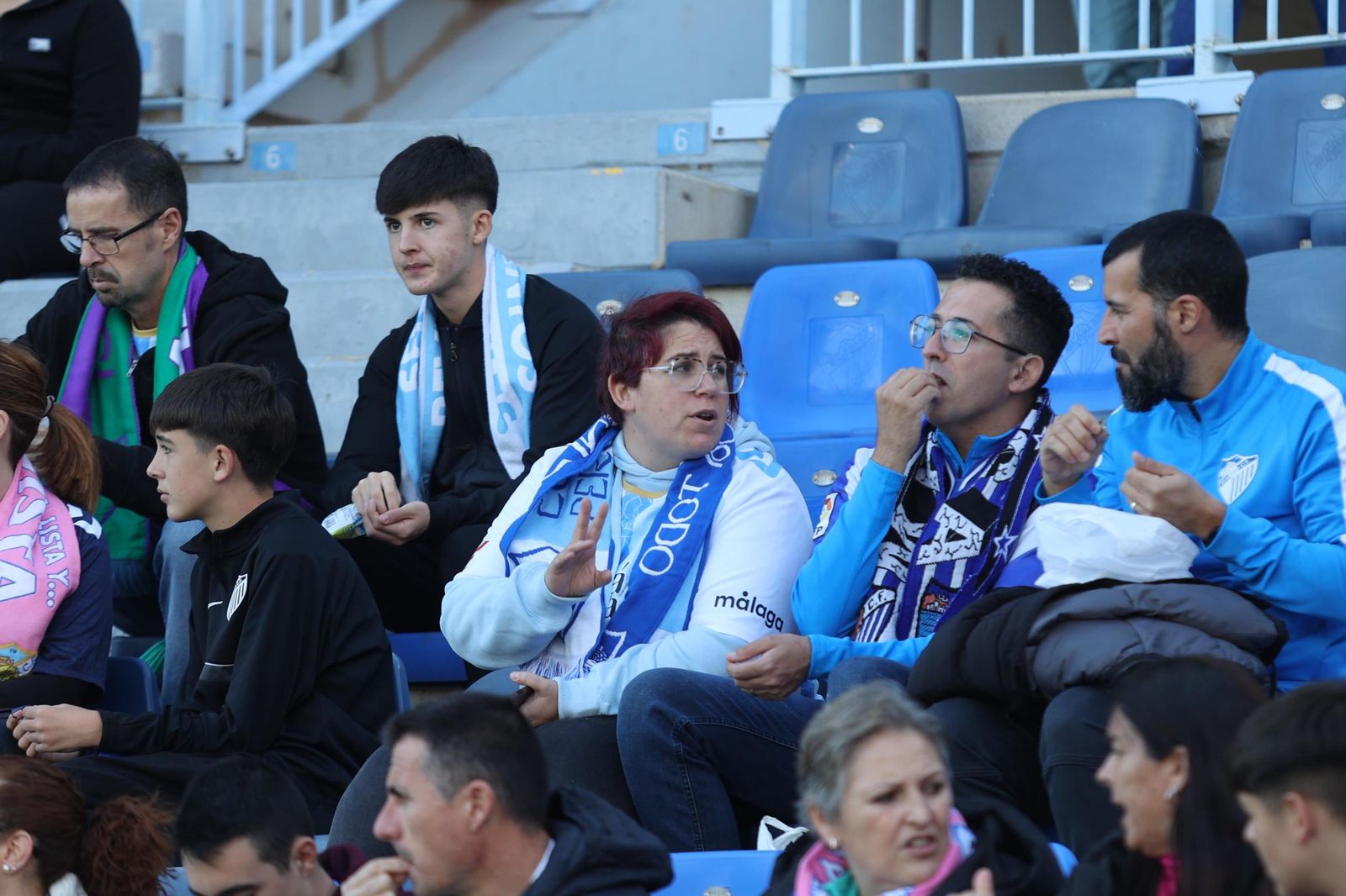 Búscate en el Málaga CF-Almería en las gradas de La Rosaleda