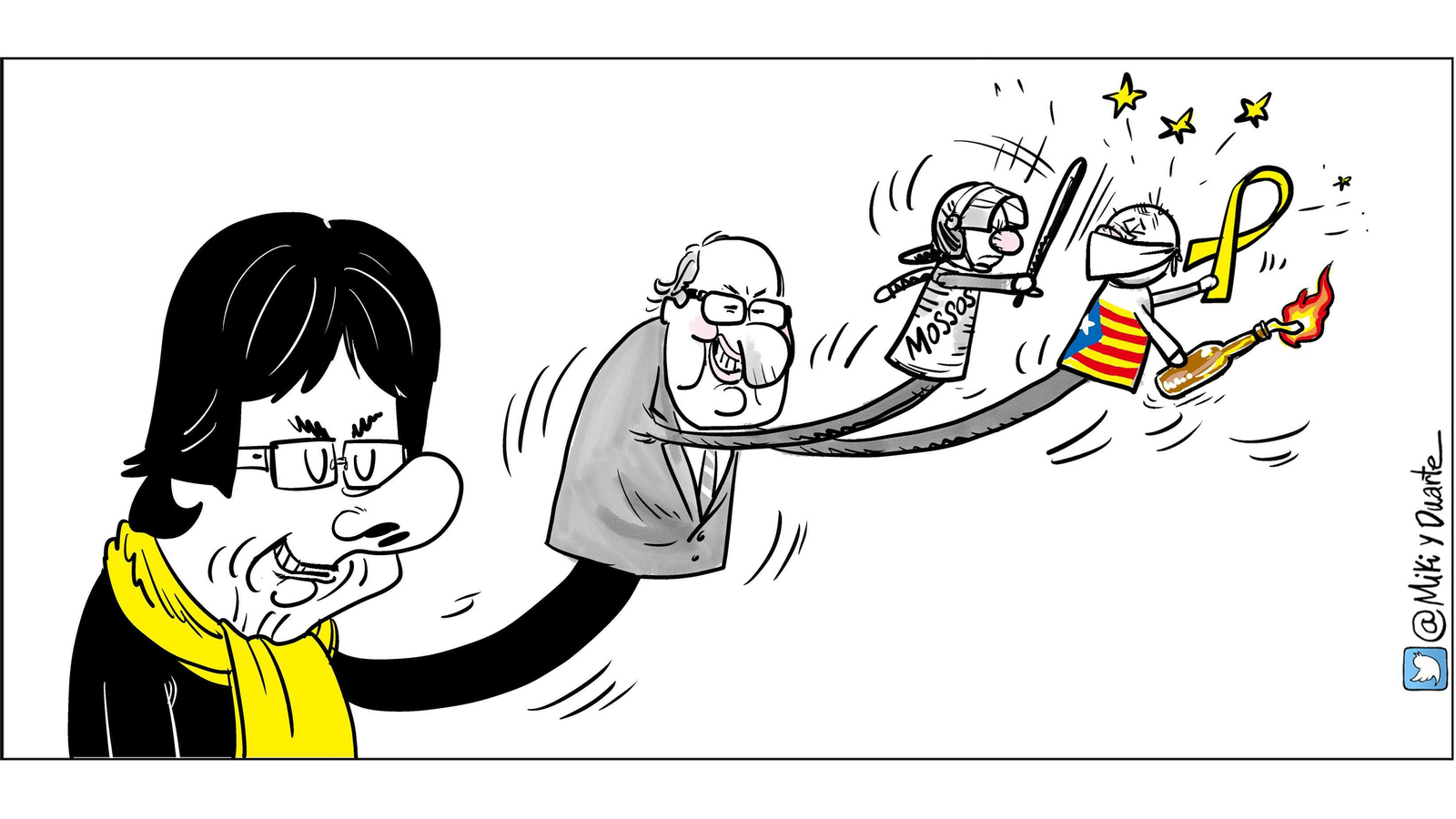 Octubre. Graves disturbios en Cataluña.