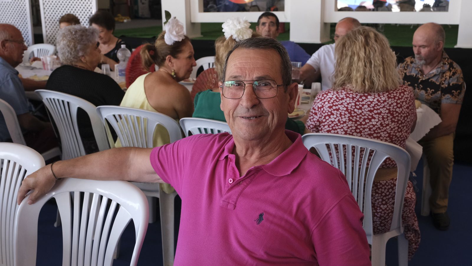 Imágenes de la comida homenaje a los mayores en la Caseta Municipal de la Feria de Almería 2022