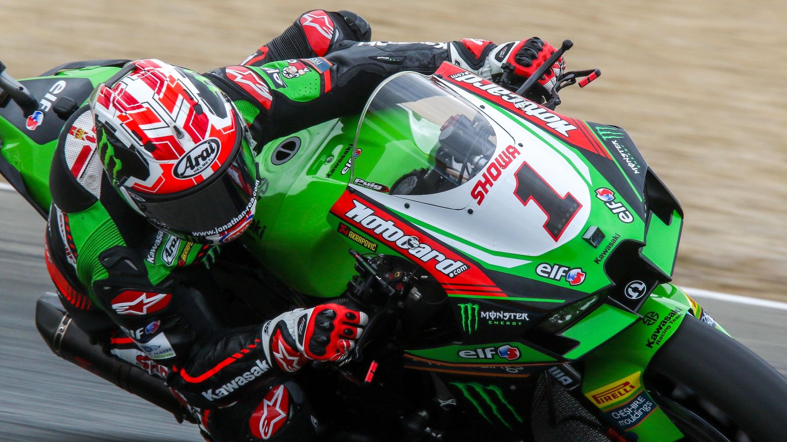 Jonathan Rea no ha tenido un buen fin de semana en Jerez.