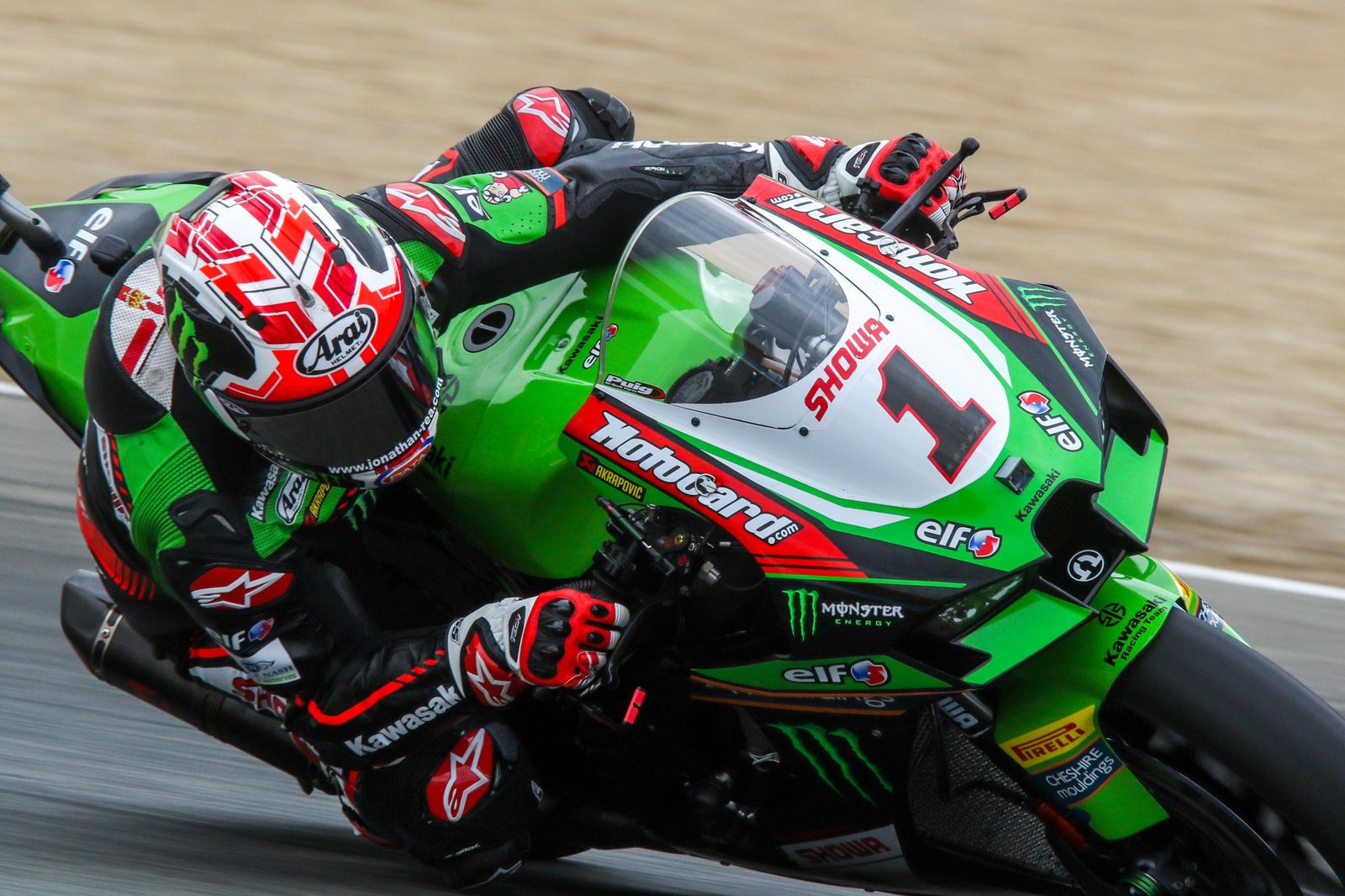 Jonathan Rea, rodando en el Circuito de Jerez en el pasado Round de WorldSBK.
