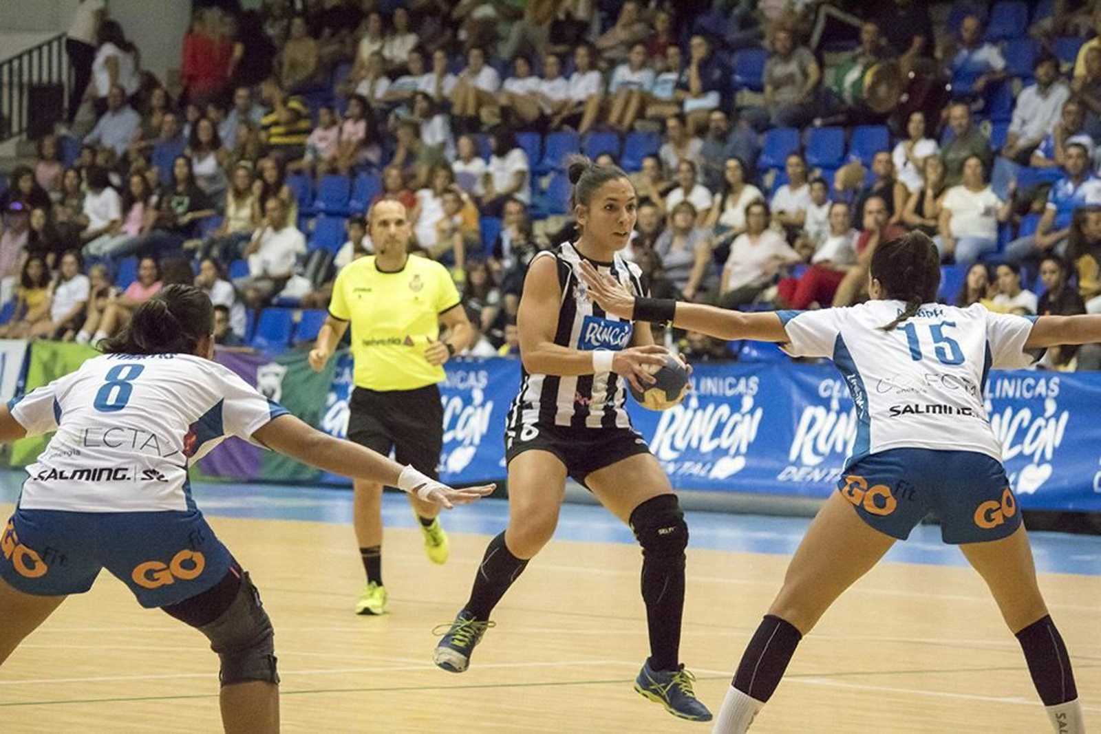 Doiro, en una jugada de ataque.