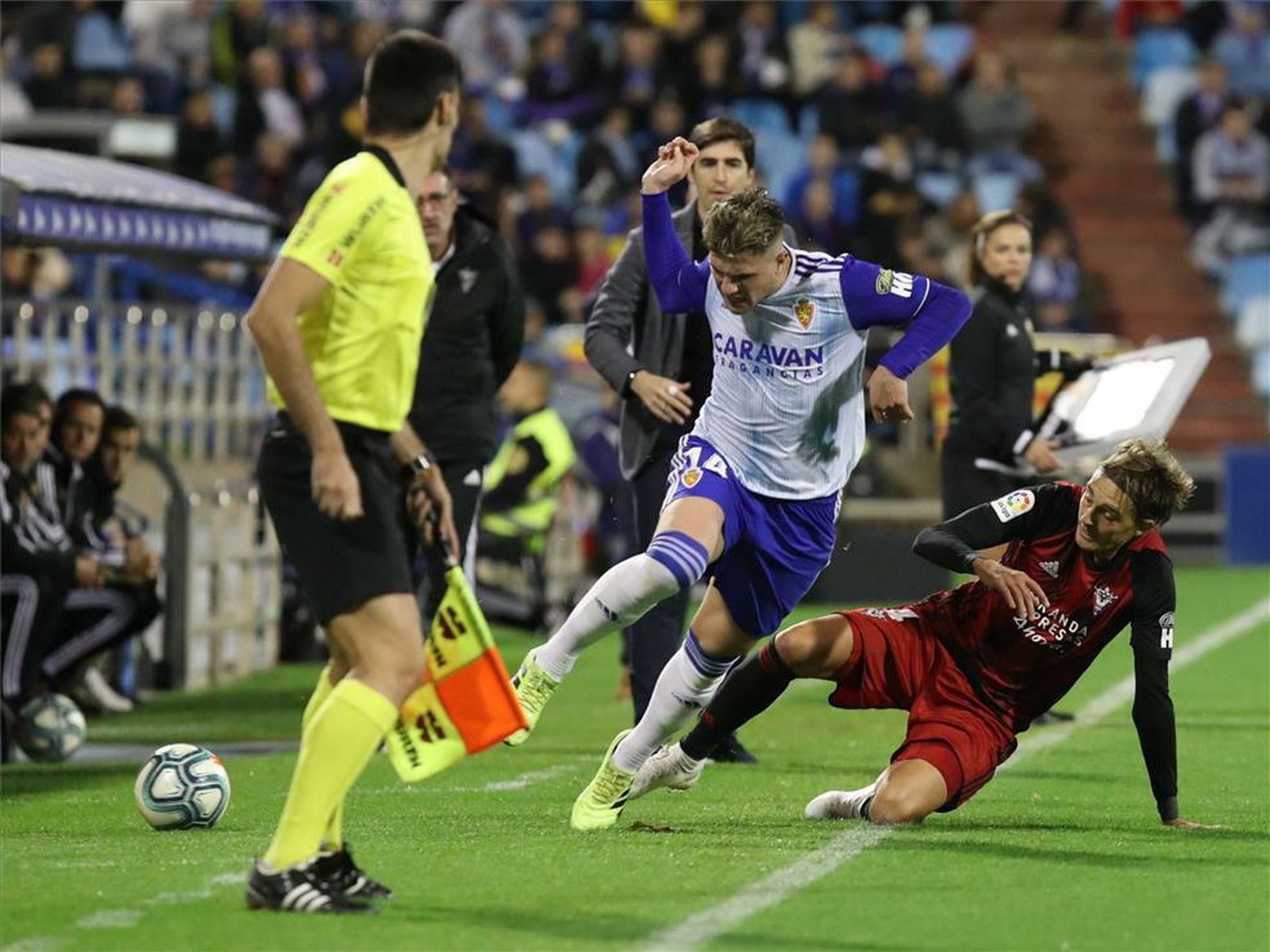 Raúl Guti, durante un partido de esta temporada.