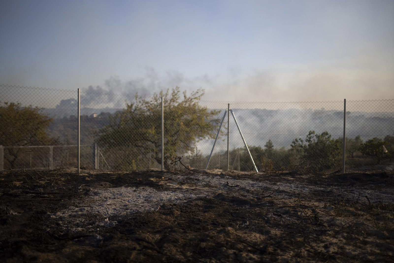 Imágenes del incendio de Bonares