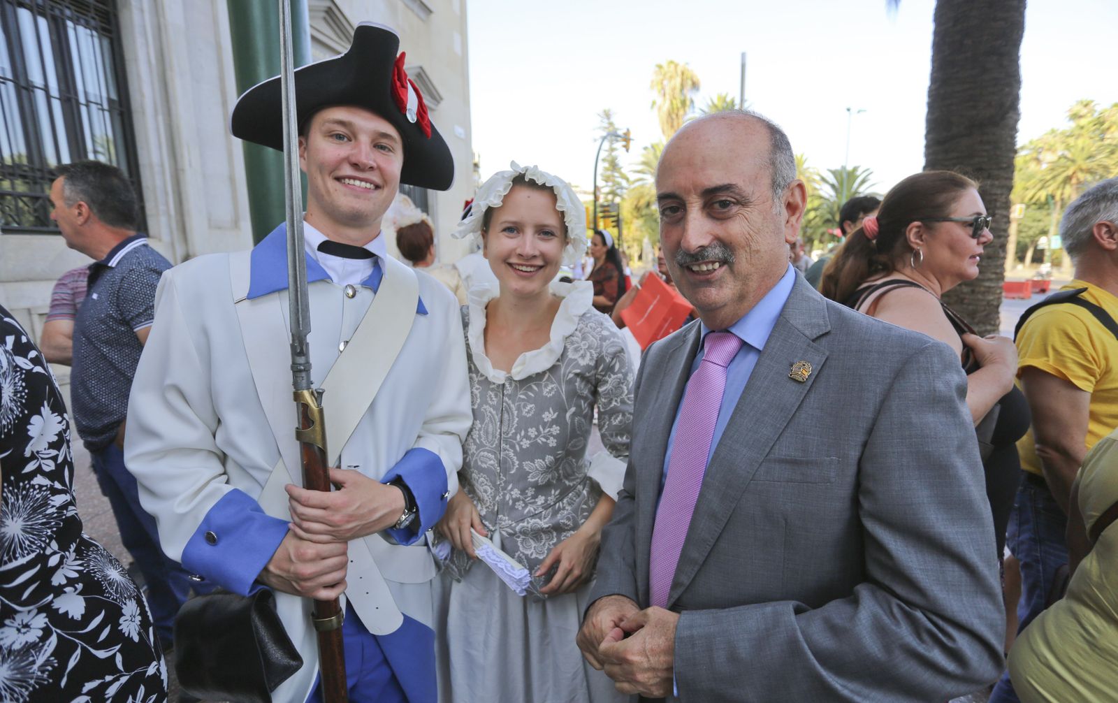 Las fotos del desfile en Málaga en recuerdo a Bernardo de Gálvez