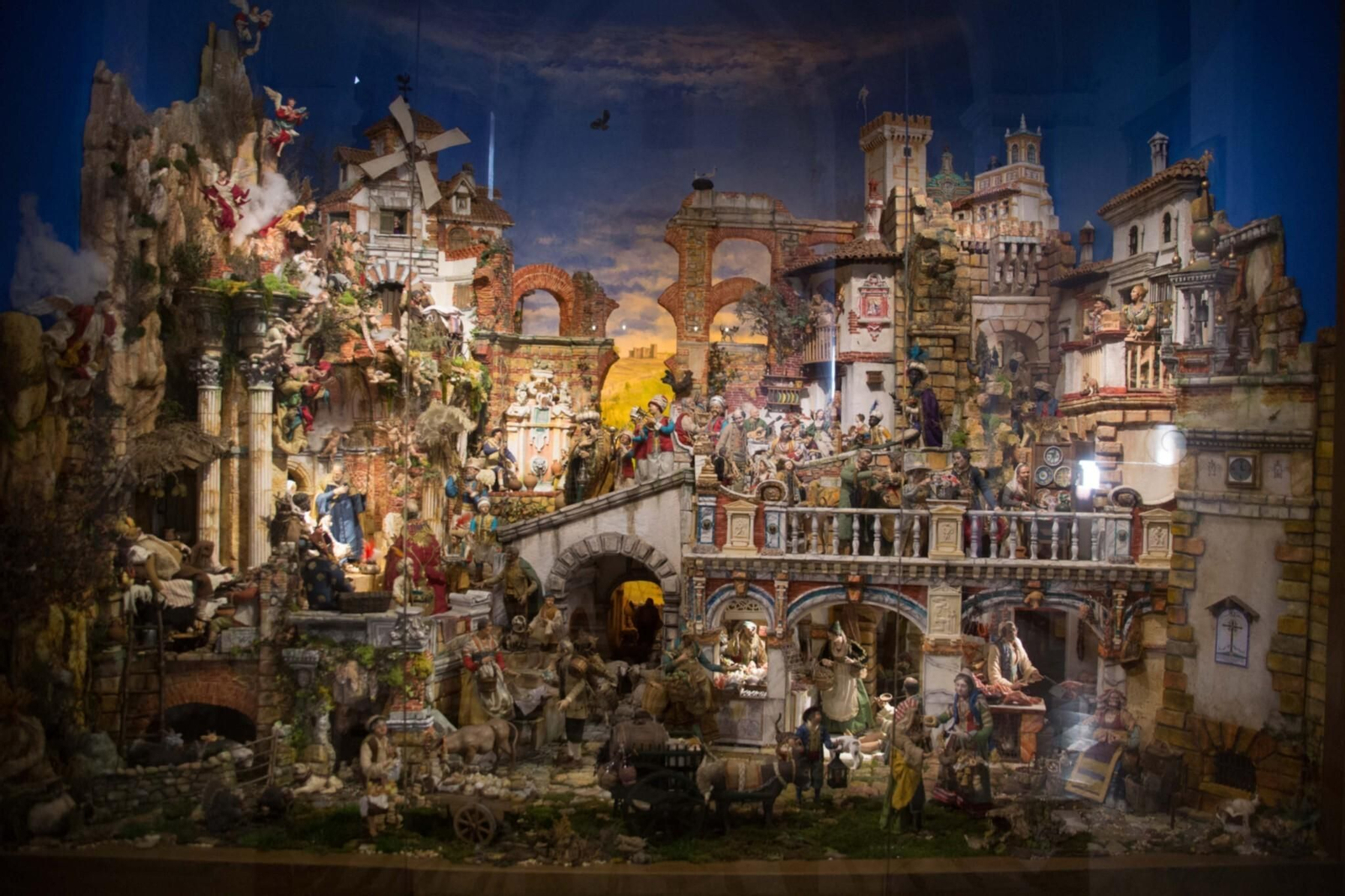 El bello Belén Napolitano traído desde Italia a Cortegana