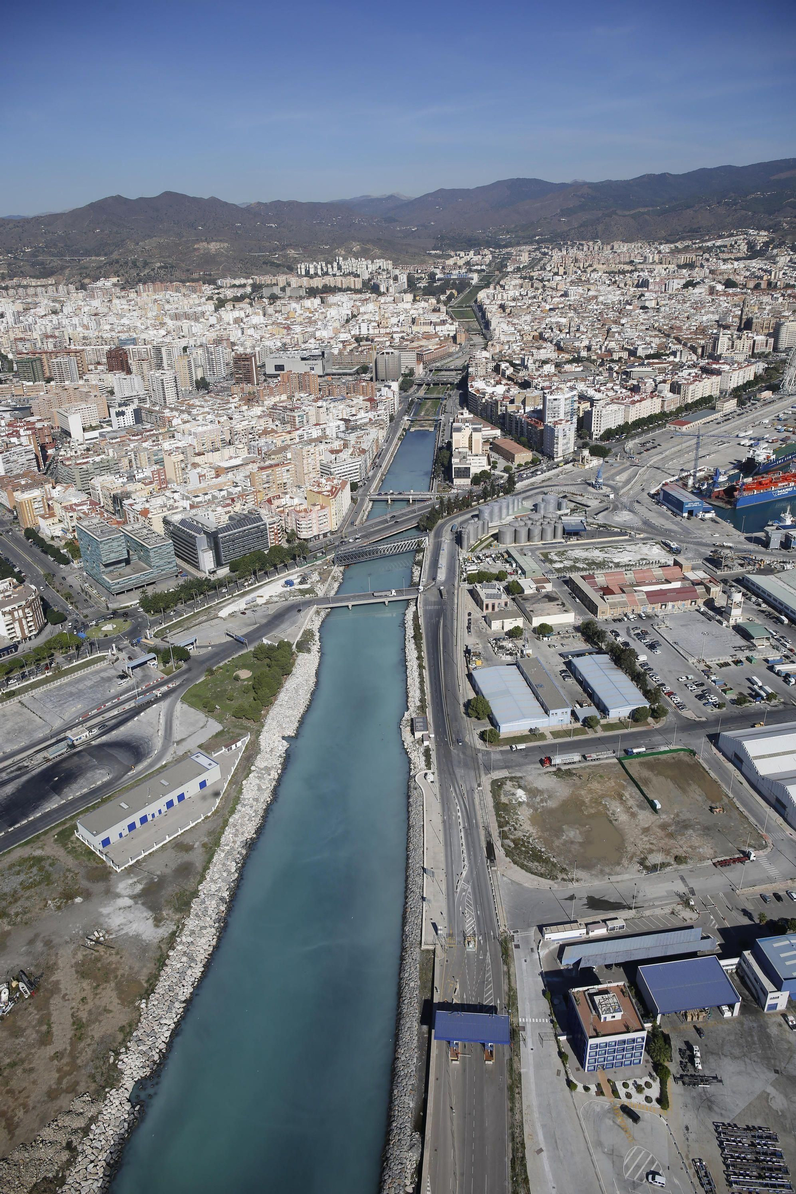 Vista aérea de Guadalmedina.