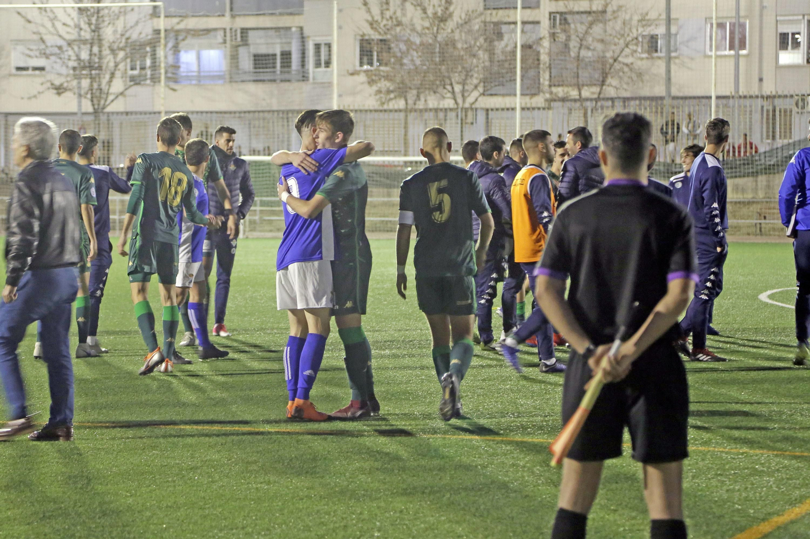 Partido entre Xerez CD y Betis Deportivo en Complejo Deportivo La Granja