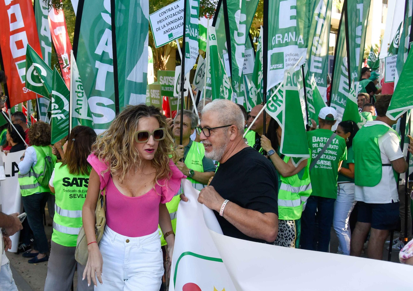 Protesta por la sanidad pública en Andalucía