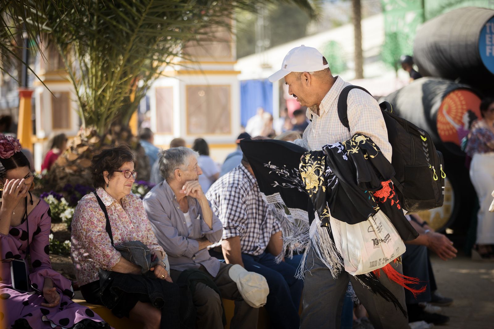 Calor y ambiente en el último día de la Feria de Jerez