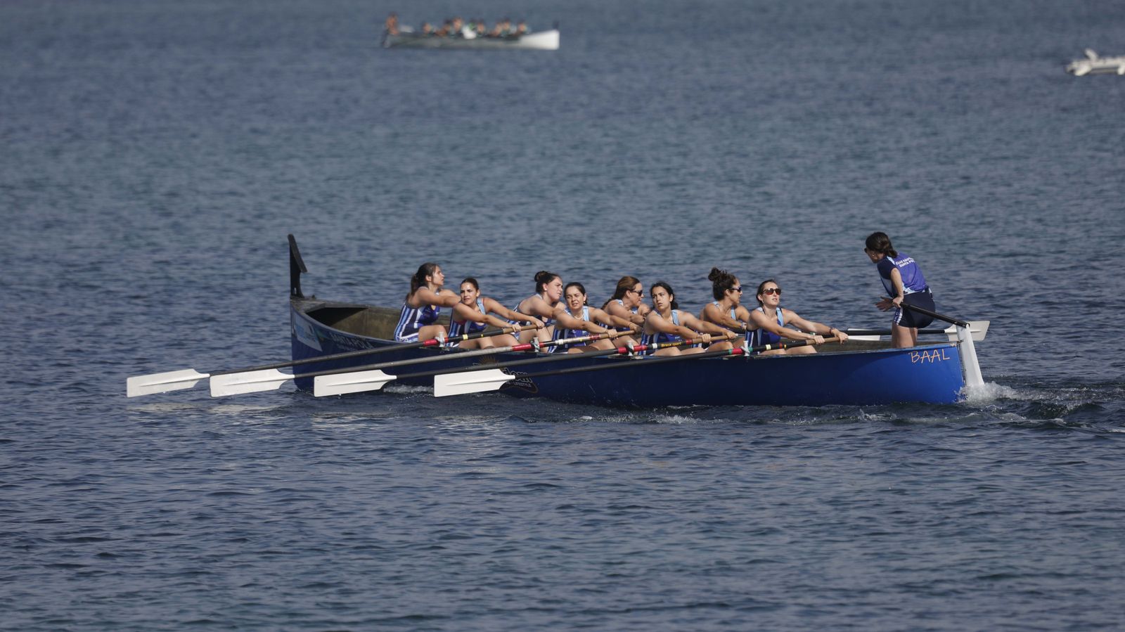 Las fotos de la segunda jornada del Campeonato de España de remo en banco fijo LLaut de La Línea