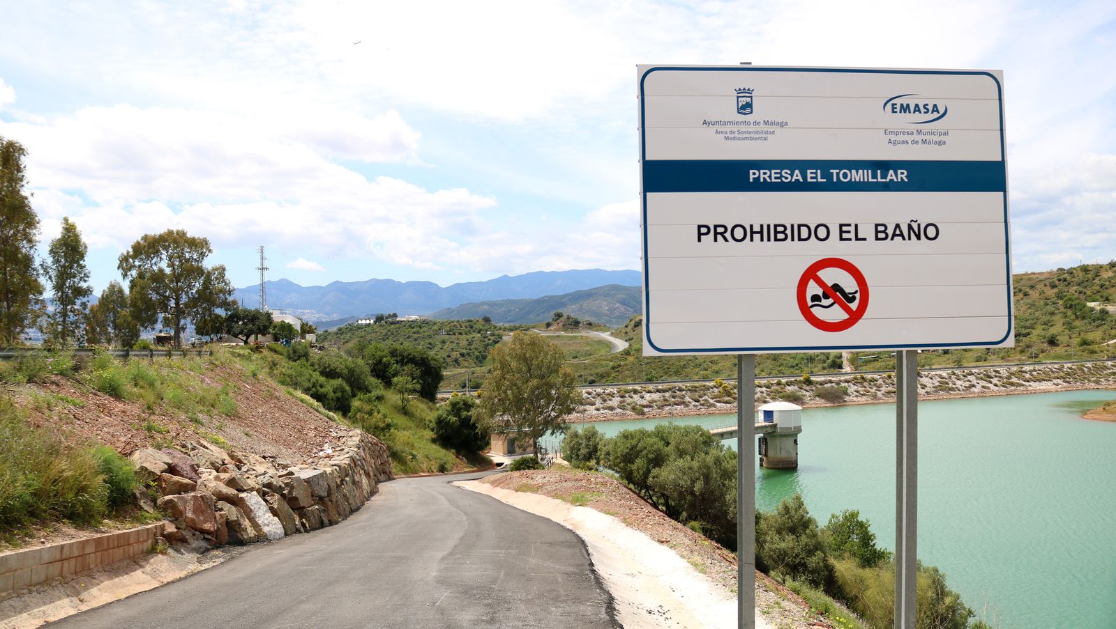 La presa de El Tomillar.