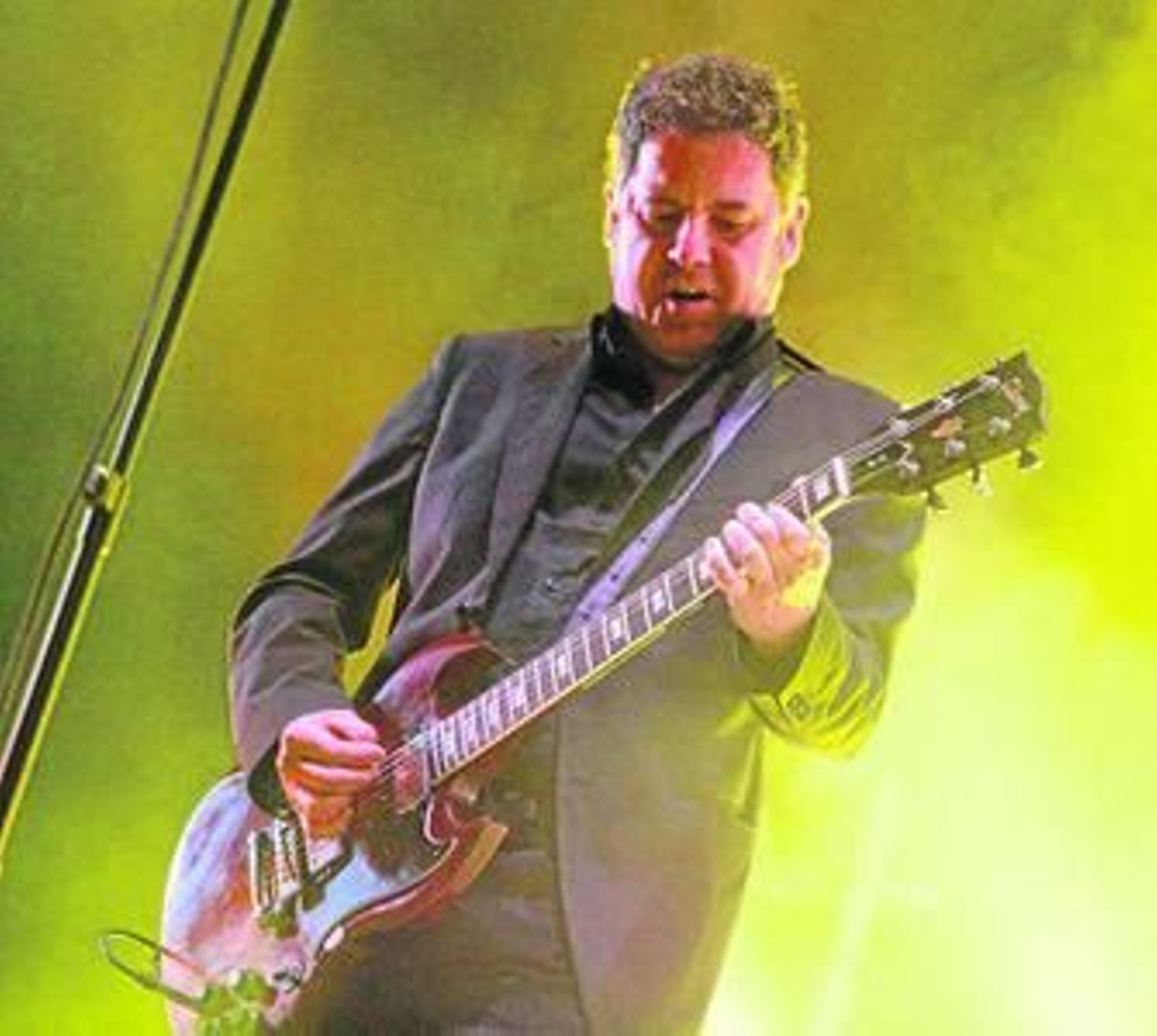 José Ignacio Lapido, durante uno de los conciertos de 'Maniobra de resurrección'.