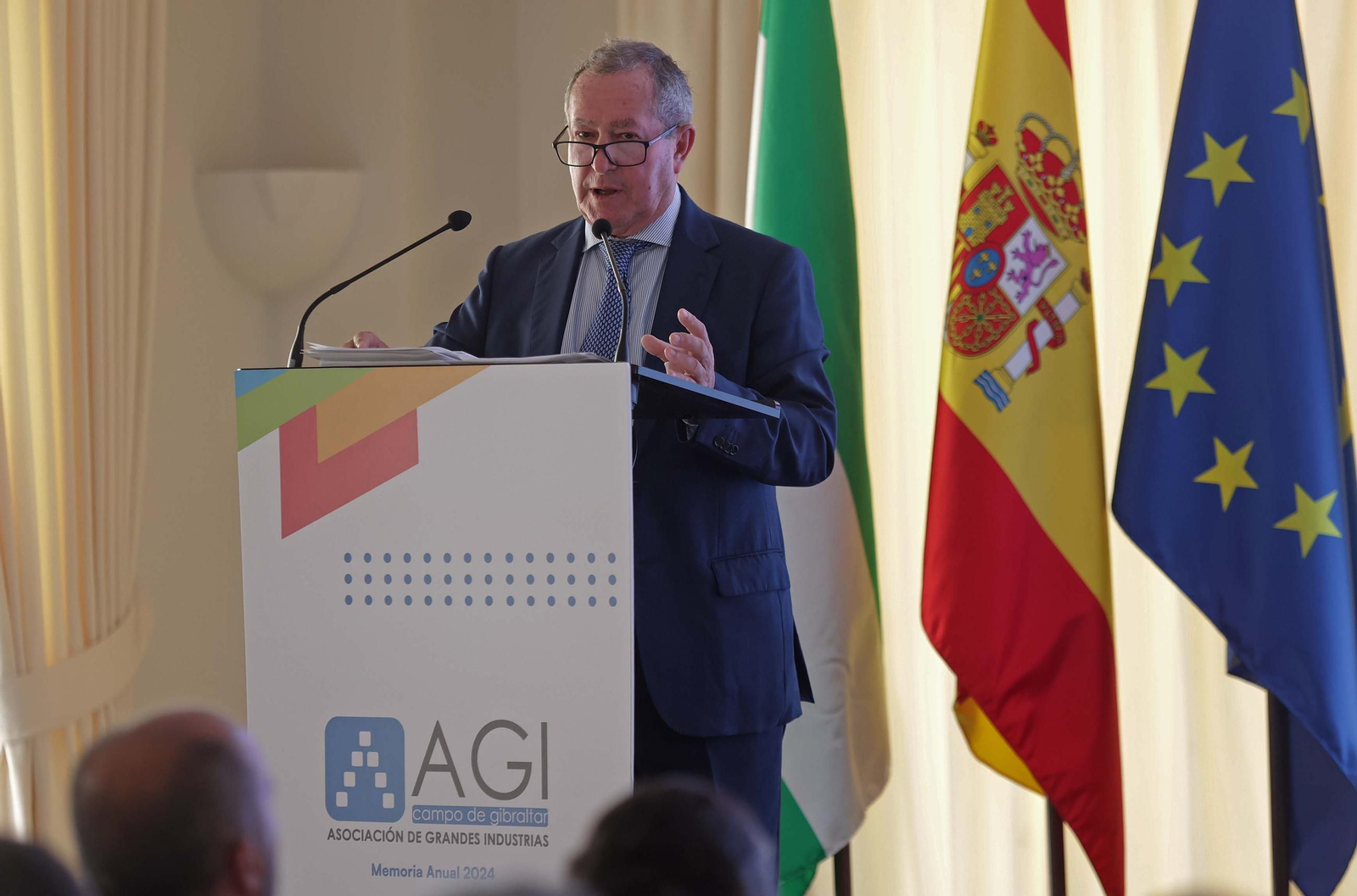 Fotos de la presentación de la Memoria de 2024 de la AGI en Guadacorte