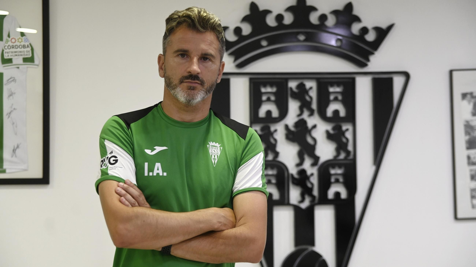 Iván Ania, técnico del Córdoba CF, antes de su entrevista con 'El Día de Córdoba'.
