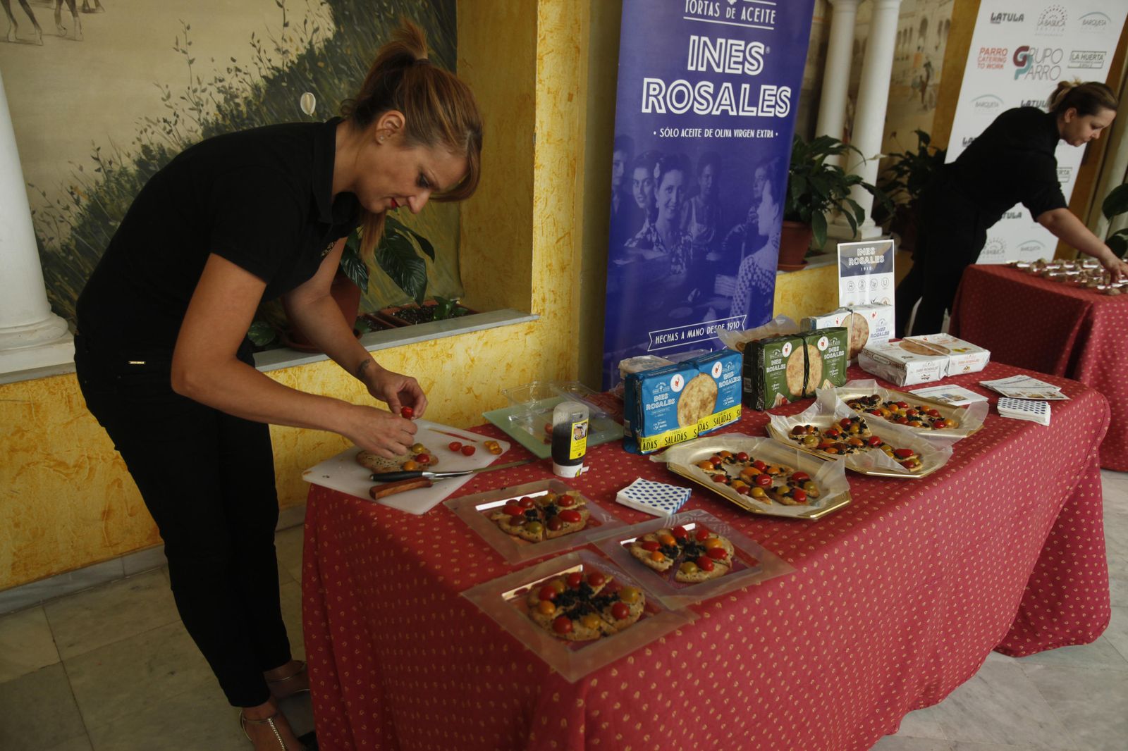 ‘Showcooking’ de empresas participantes, en la Taberna del Alabardero.