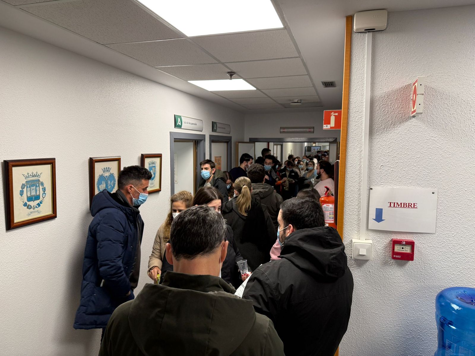 Colas en el Centro de Transfusión, Tejidos y Células del Juan Ramón Jiménez