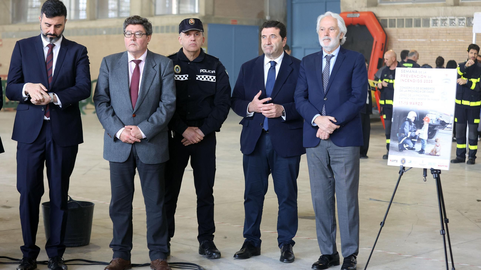 La Infanta Elena y la Alcaldesa de Jerez en la Inauguración de la XX Semana de la Prevención de Incendios Mapfre 2025 en Jerez