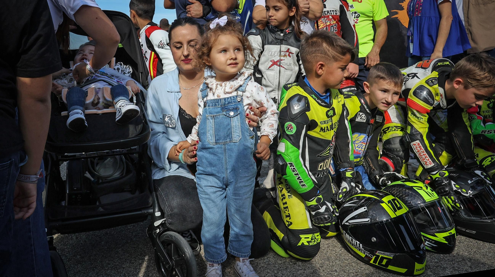Éxito de la  II Gran Rodada Solidaria a favor de Diego y Valentina en Jerez