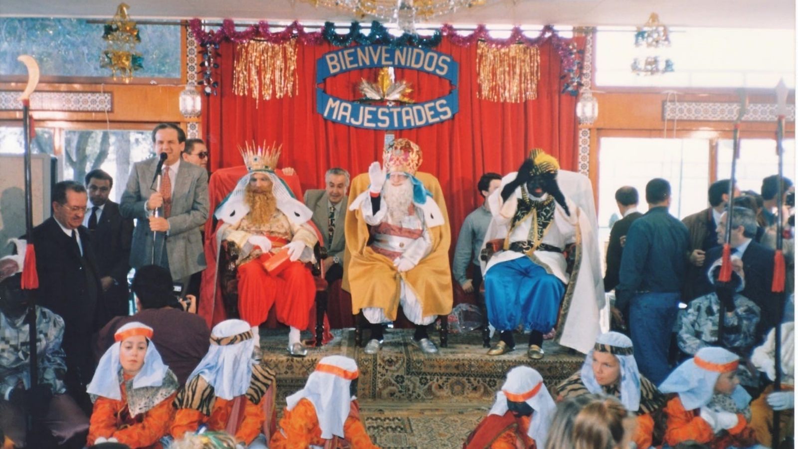 Imagen de archivo de los Reyes Magos del Círculo Mercantil en la sede del club en Los Remedios.