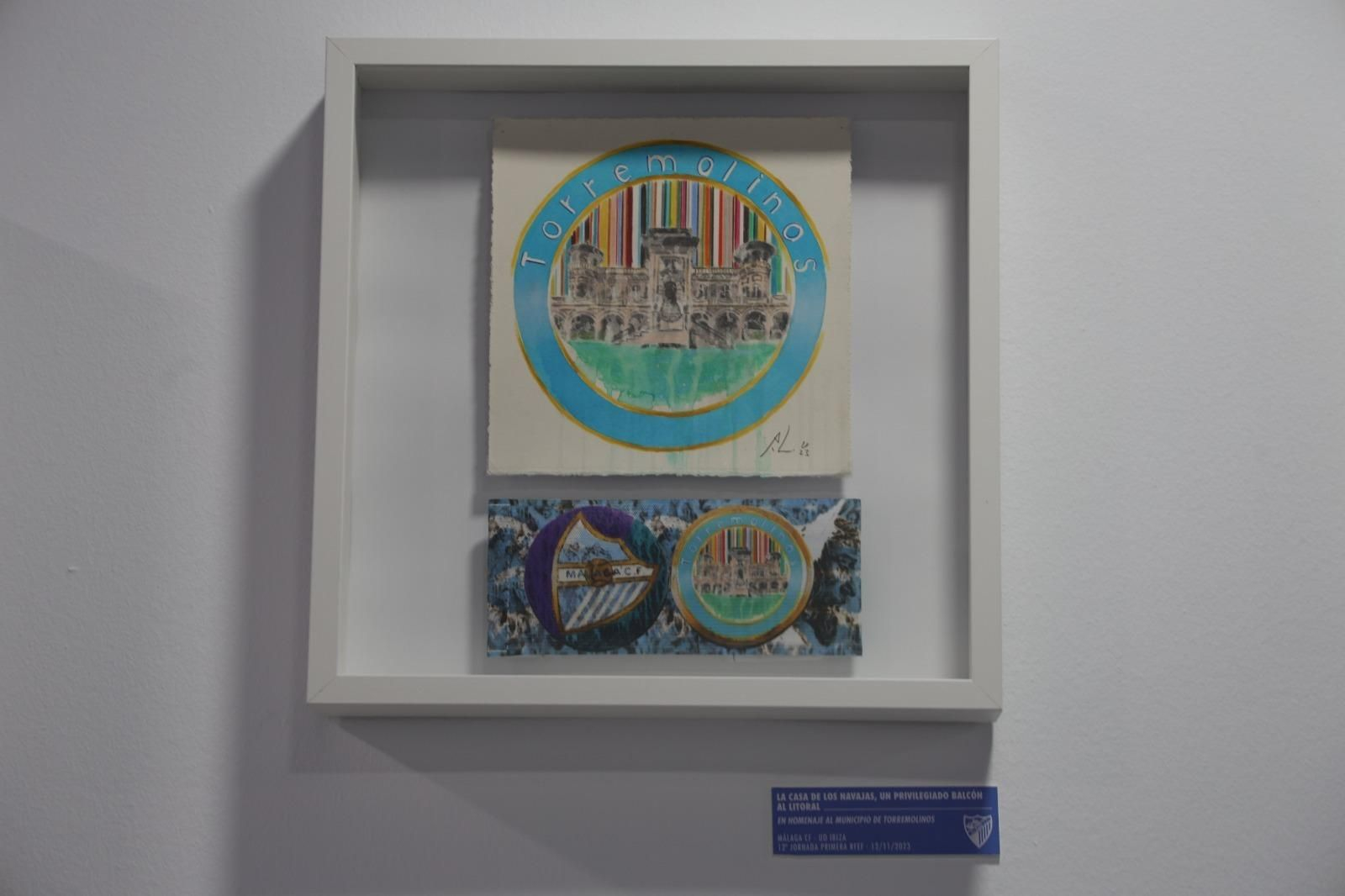 Brazaletes obras de arte del Málaga CF para la provincia