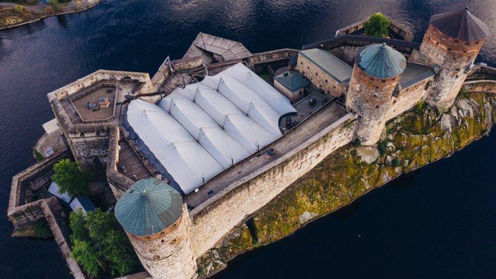 La ópera de Savonlinna en el castillo de Olavinlinna