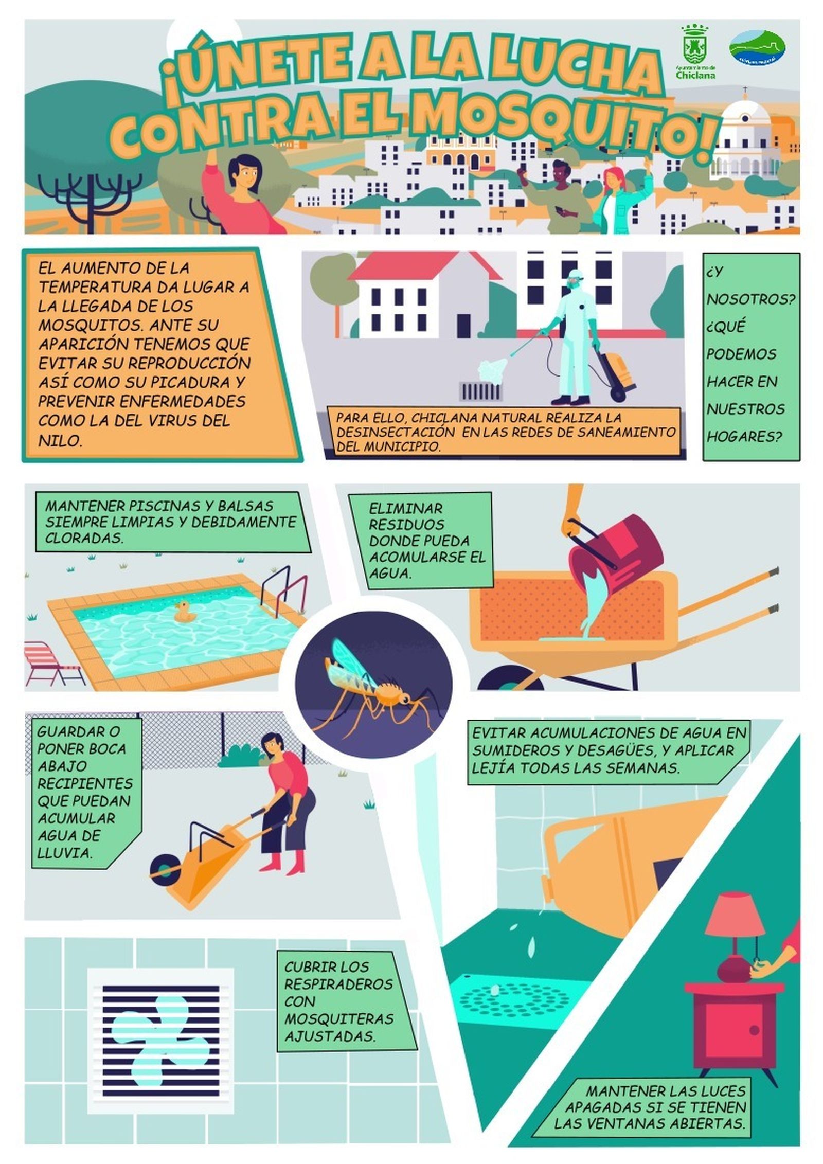 Cartel de la campaña que ha puesto en marcha Chiclana Natural.