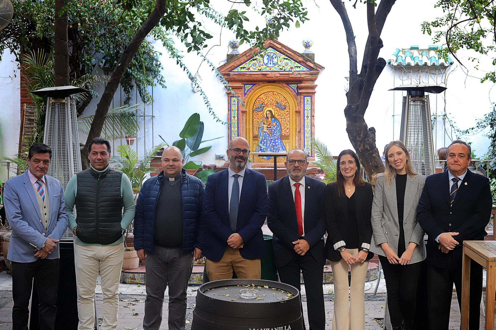 Imágenes de la tertulia cofrade "El Aguaó" de Huelva Información