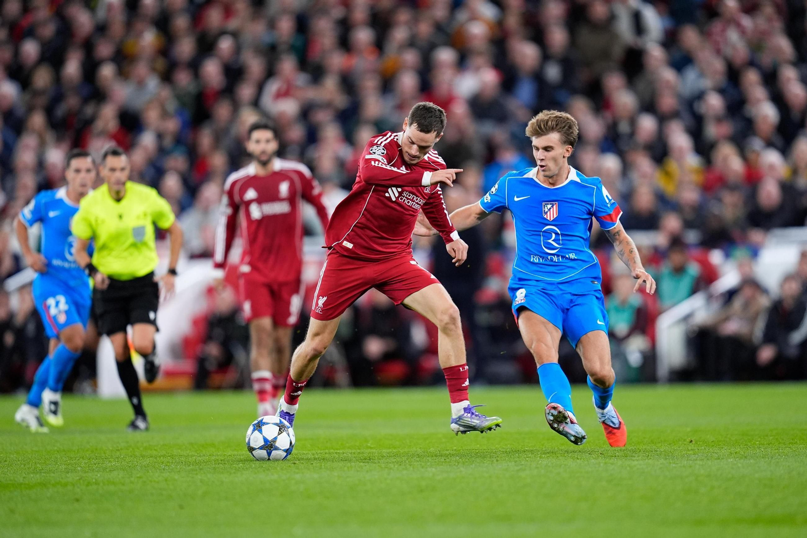 Las fotos del Liverpool - Atlético de Madrid