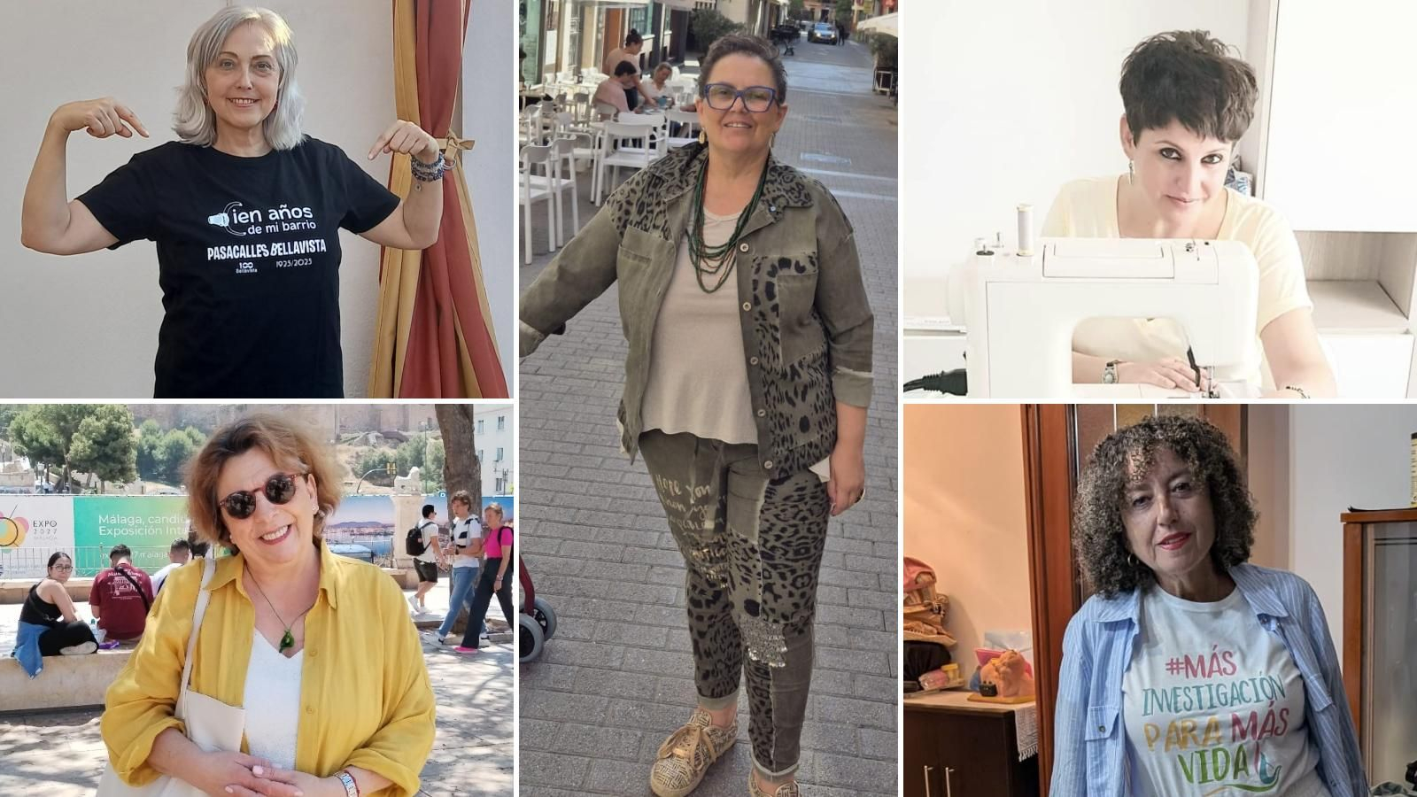 Cinco testimonios sobre el cáncer de mama.