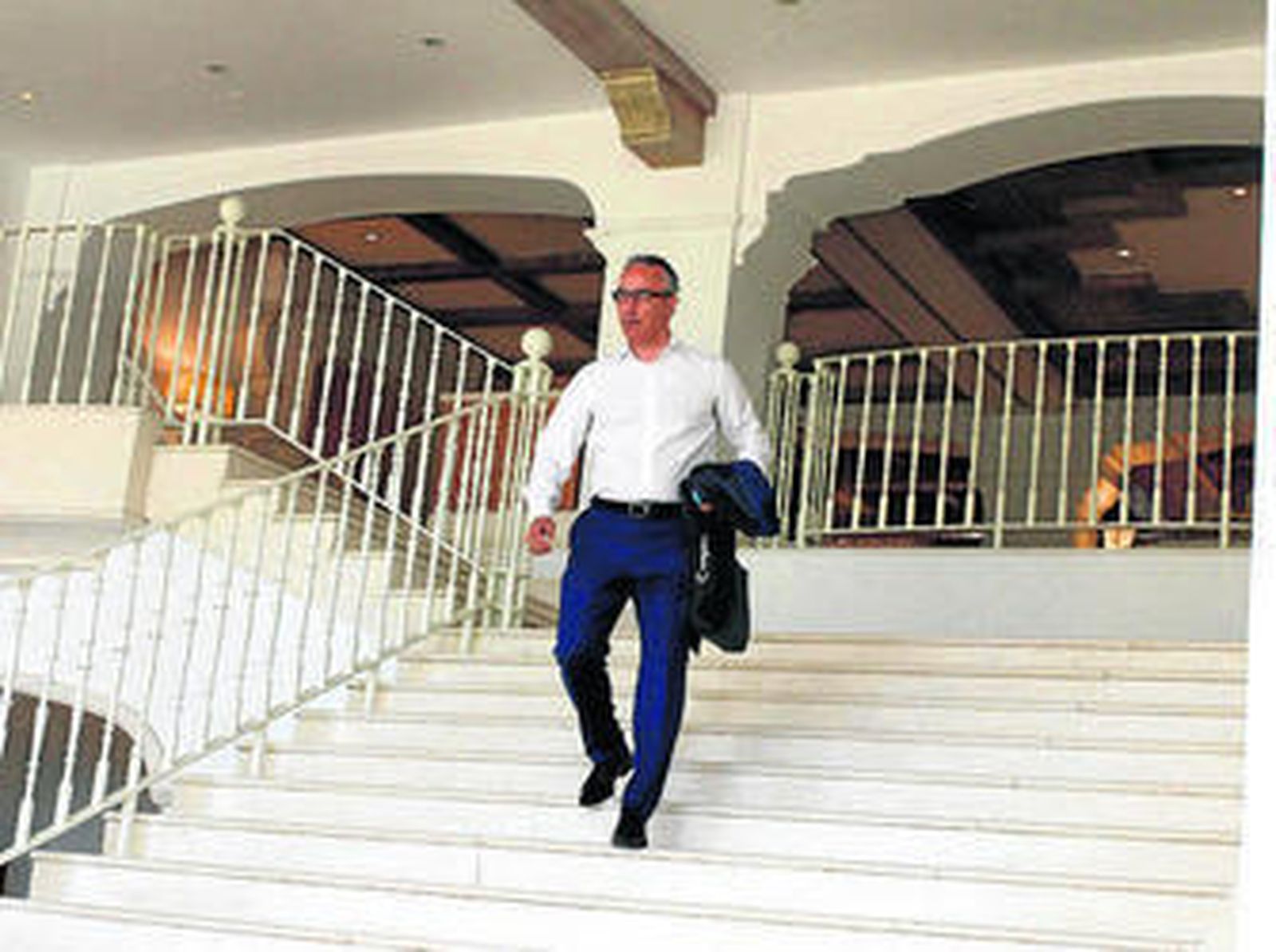 El director deportivo, Miguel Torrecilla.