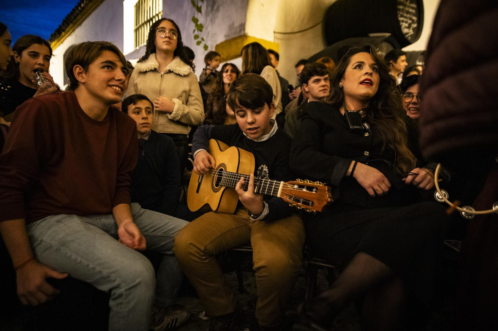 Imágenes del gran ambiente del 2º fin de semana de zambombas en Jerez