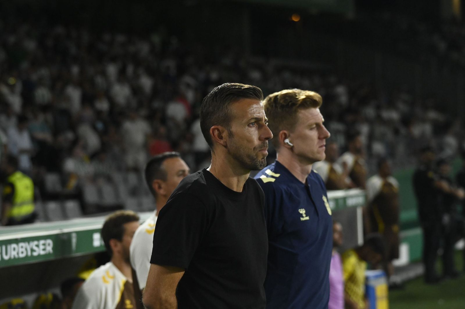 Luis García, durante el duelo de la primera vuelta en El Arcángel.