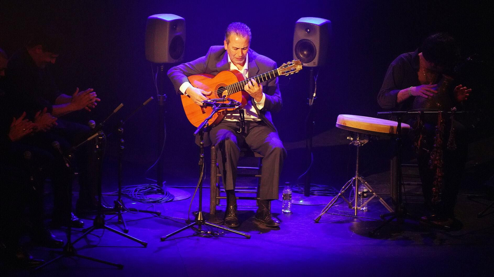 Juan Diego Mateos, durante su actuación en Sala Compañía.