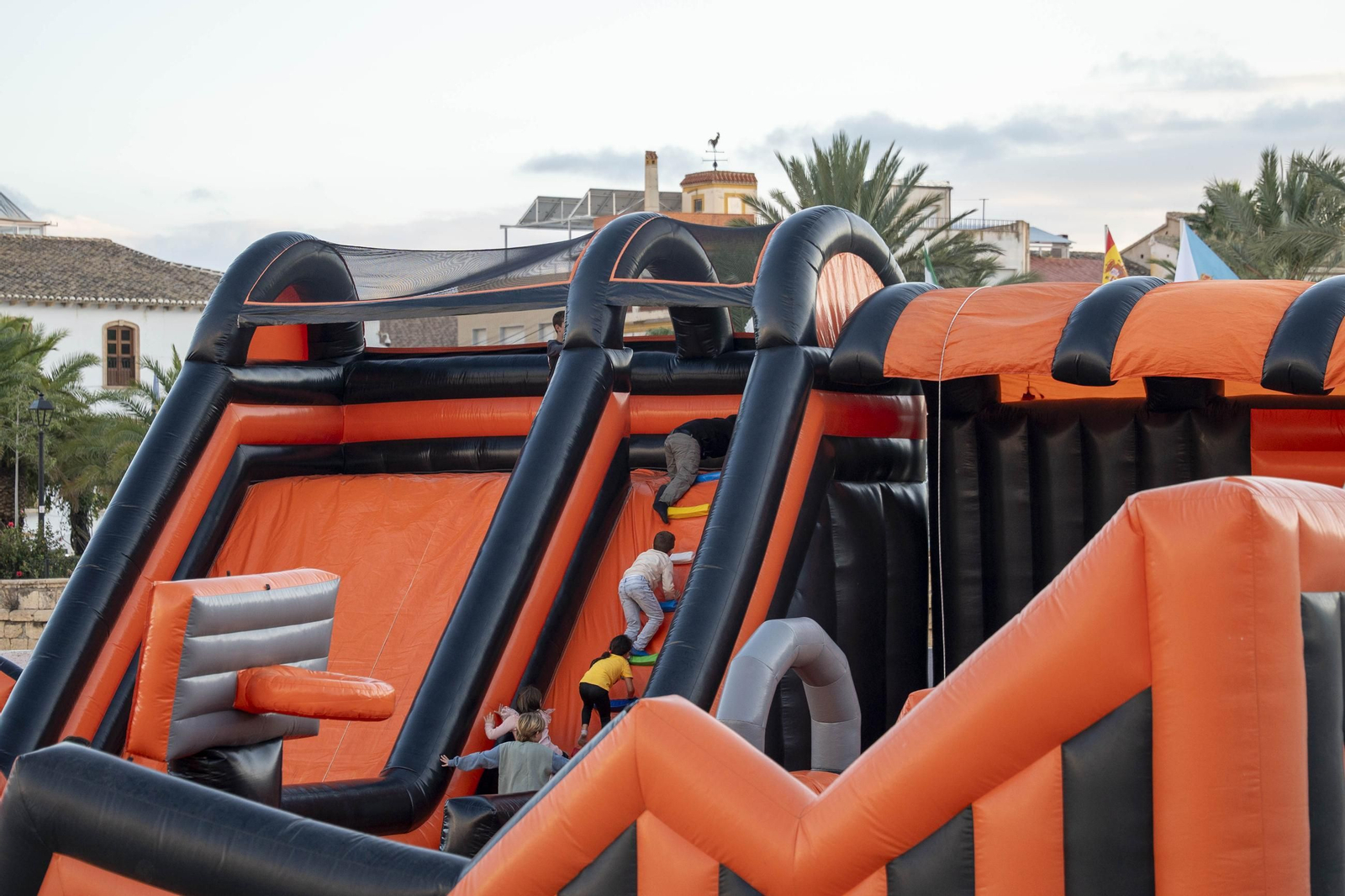 Circuito de hinchables infantiles Ninja Warrior de la feria de Albox