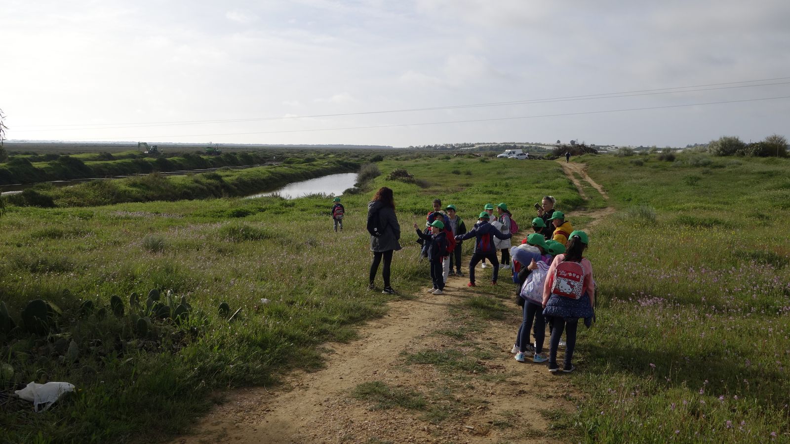 Los estudiantes del Río Piedras también realizaron batidas de limpieza y reforestación.
