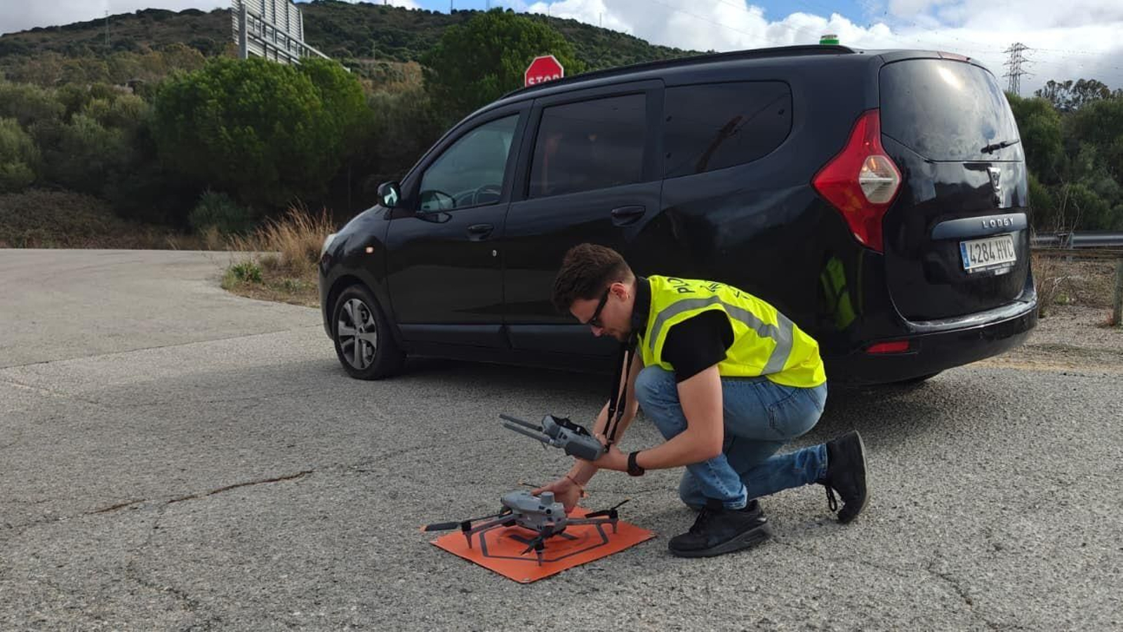 Diputación inicia la exploración del estado de las carreteras de la red provincial mediante drones.