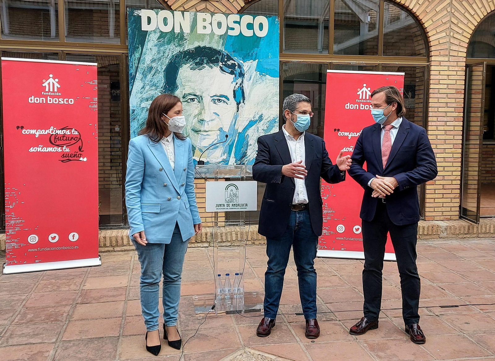 Cristina Casanueva, Antonio Herrera y Antonio Repullo.