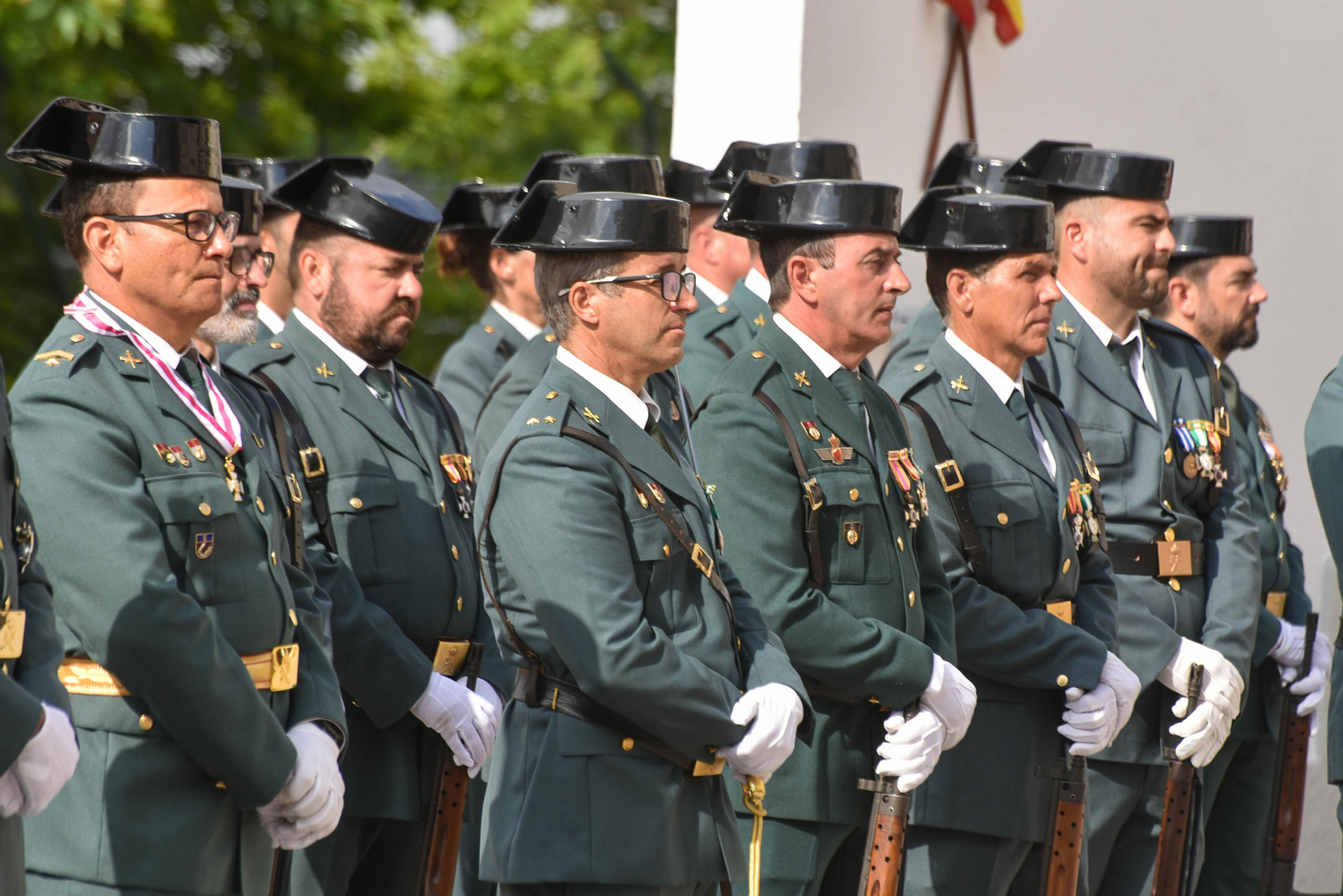 Fotos del acto por el 179 aniversario de la creación de la Guardia Civil en la Comandancia de Algeciras