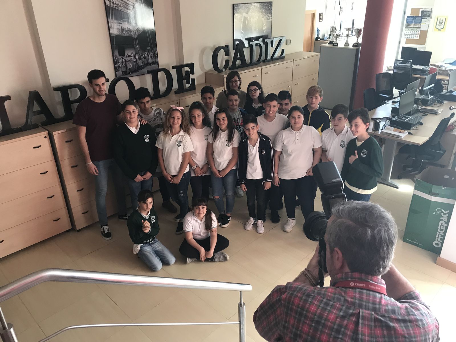 Visita al Diario CEIP Adolfo de Castro